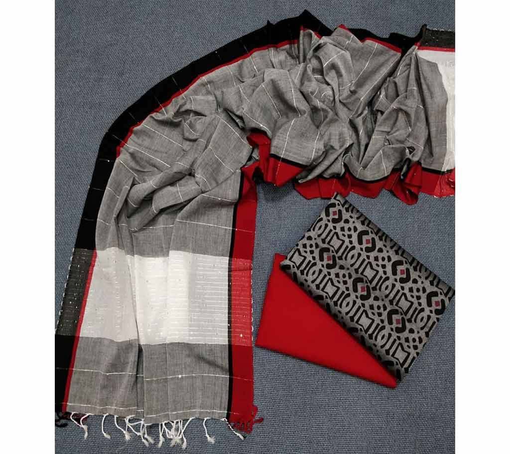 Homemade Tat Original Cotton Multi Color Deshi Shalwar Kameez-028