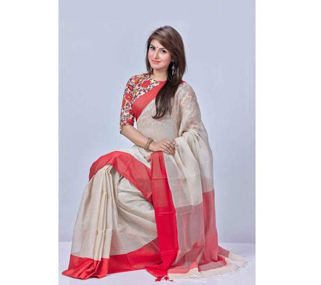 Mosline Cotton saree 