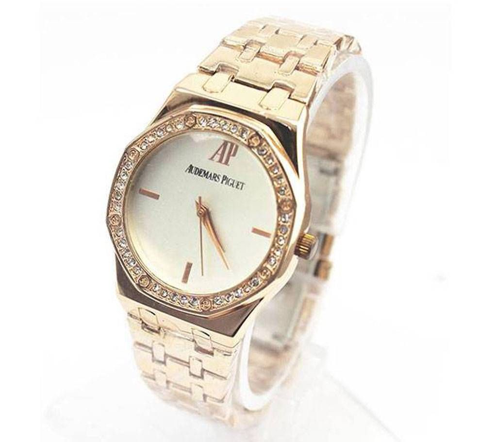 Golden Chain Ladies Watch - Golden