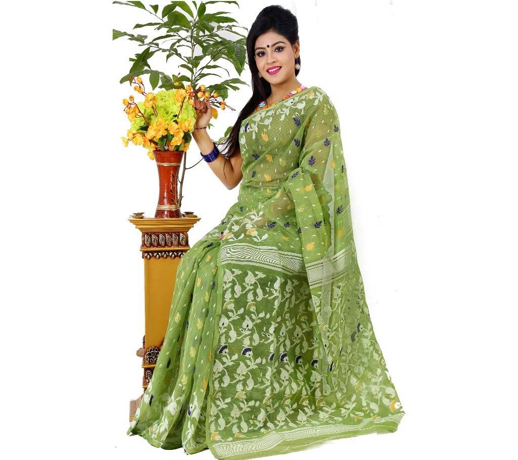 Tangail Silk Jamdani Saree