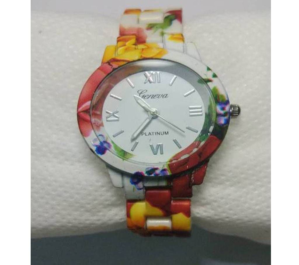 Ladies Printed Wrist Watch