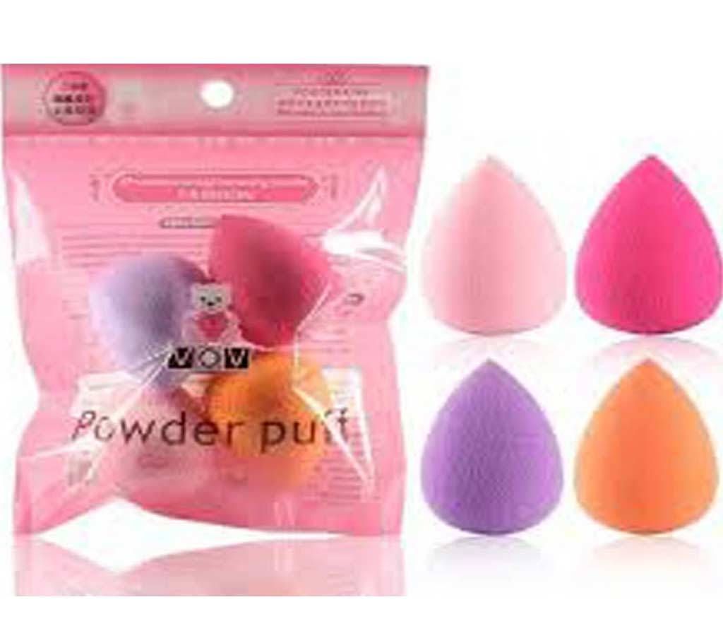 4 pcs BB Multicolor Foundation Blusher Sponge