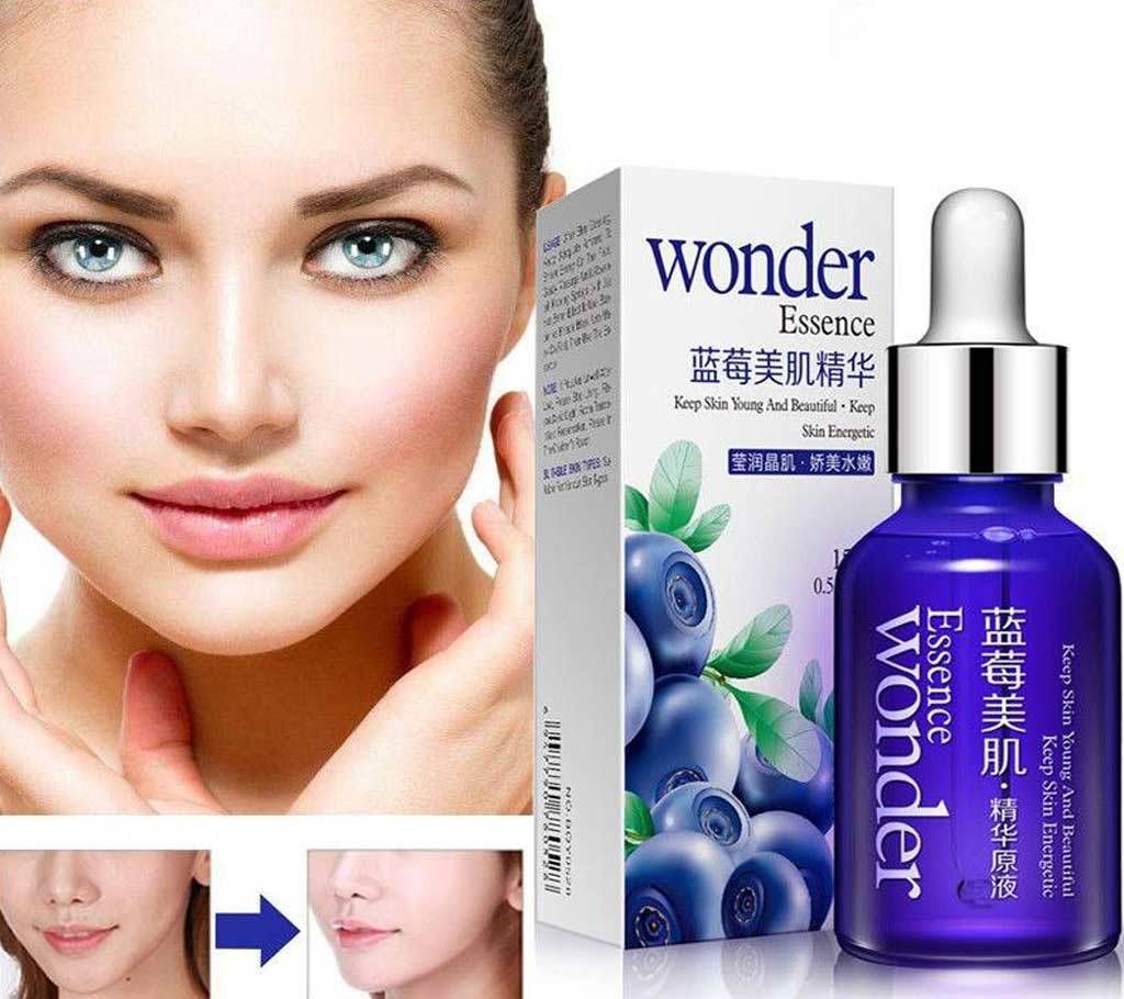BIOAQUA Blueberry Wonder Essence For Face Skin Care Effect Plant Extract Anti Wrinkle Facial Serum Sodium Hyaluronate Serum 15ml China