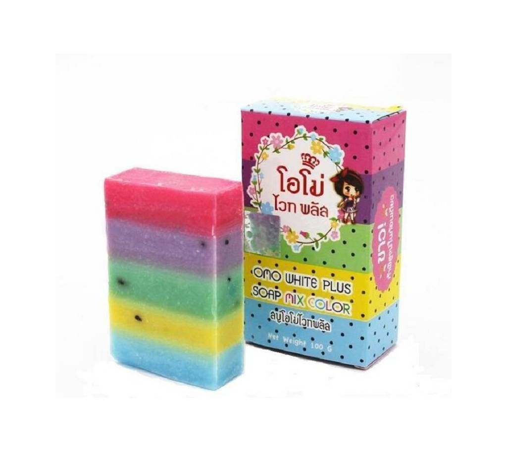 Omo White Plus Soap Mix Color 100 gm - Thailand