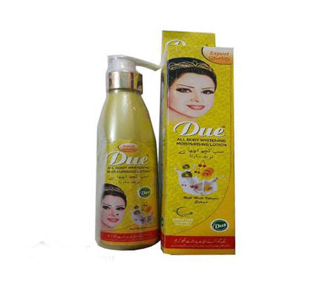 Due whitening hand & body lotion