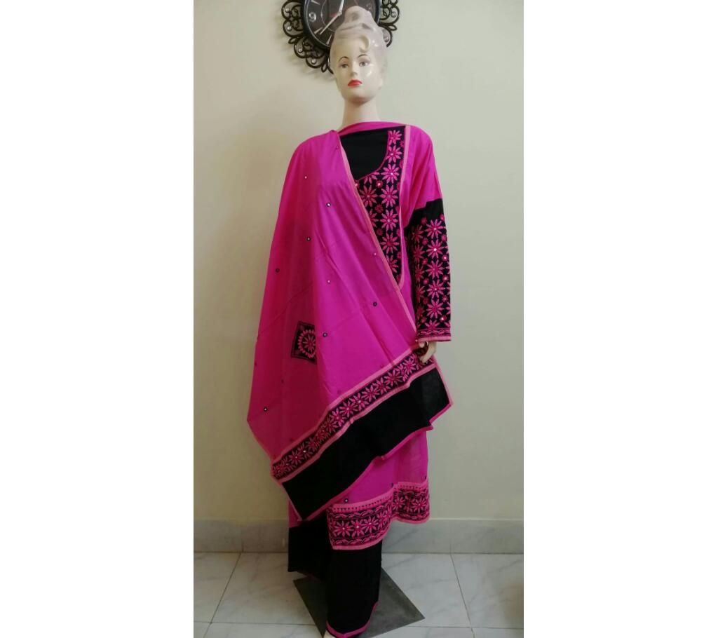 Unstitched Cotton Youg 3 piece