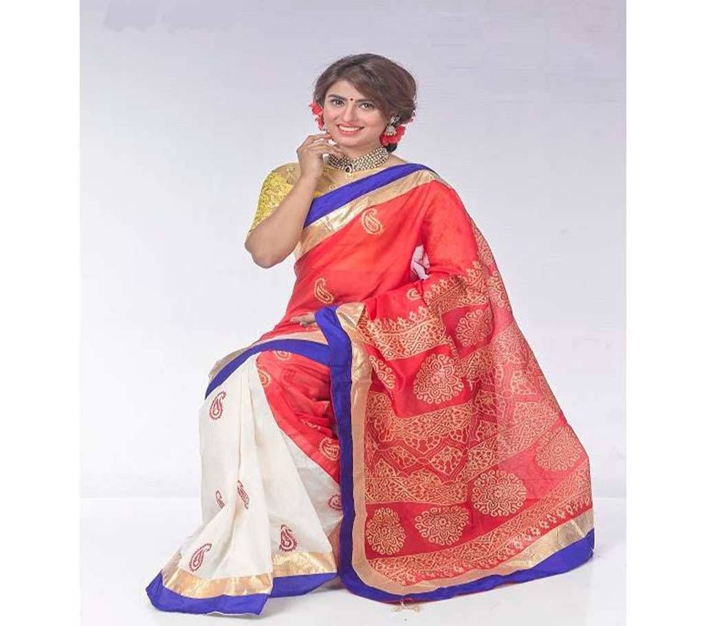 Cotton Butics Saree For Women-203