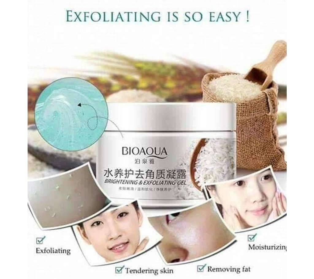 Biaquoa Rice Exfoliating Jel 140g made in chaina