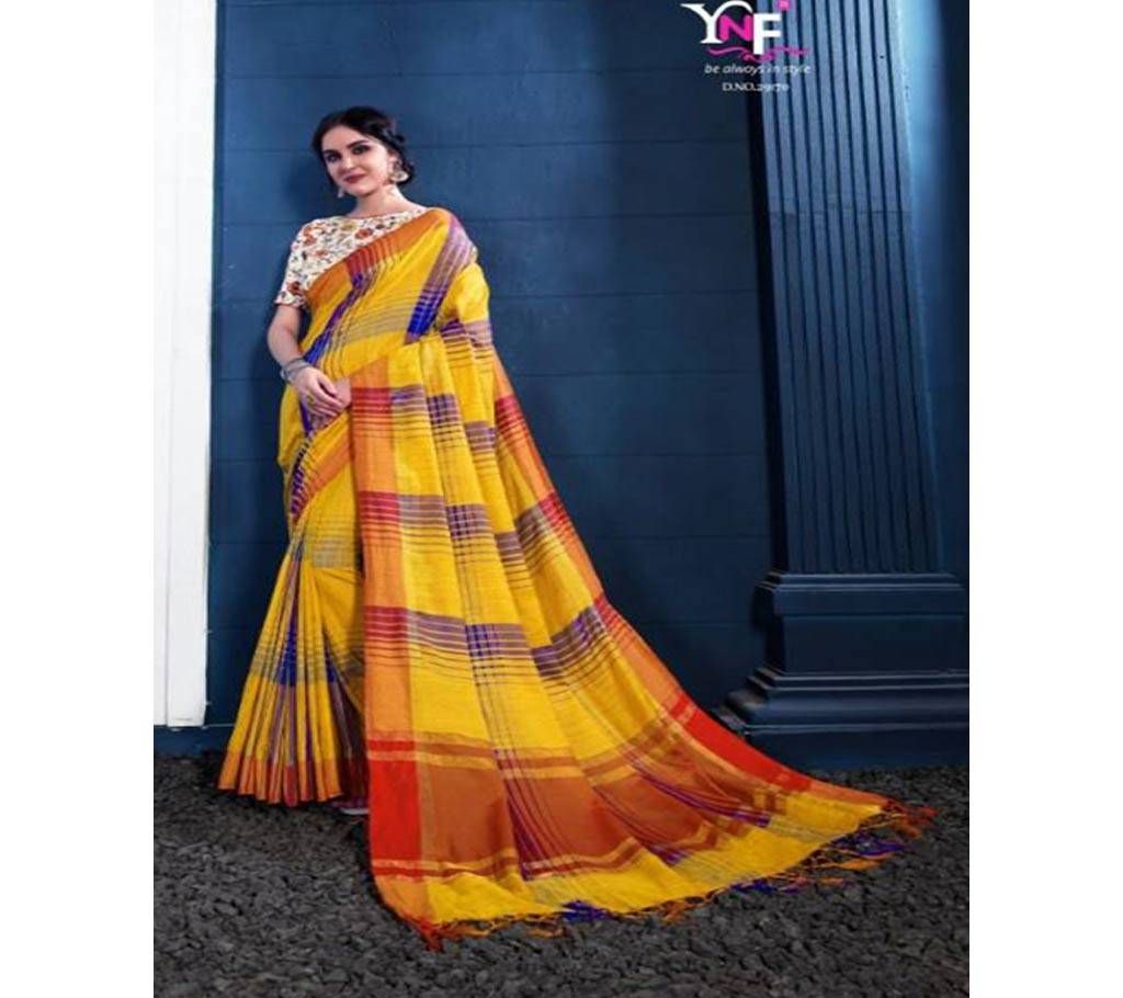 LINEN SILK SAREE
