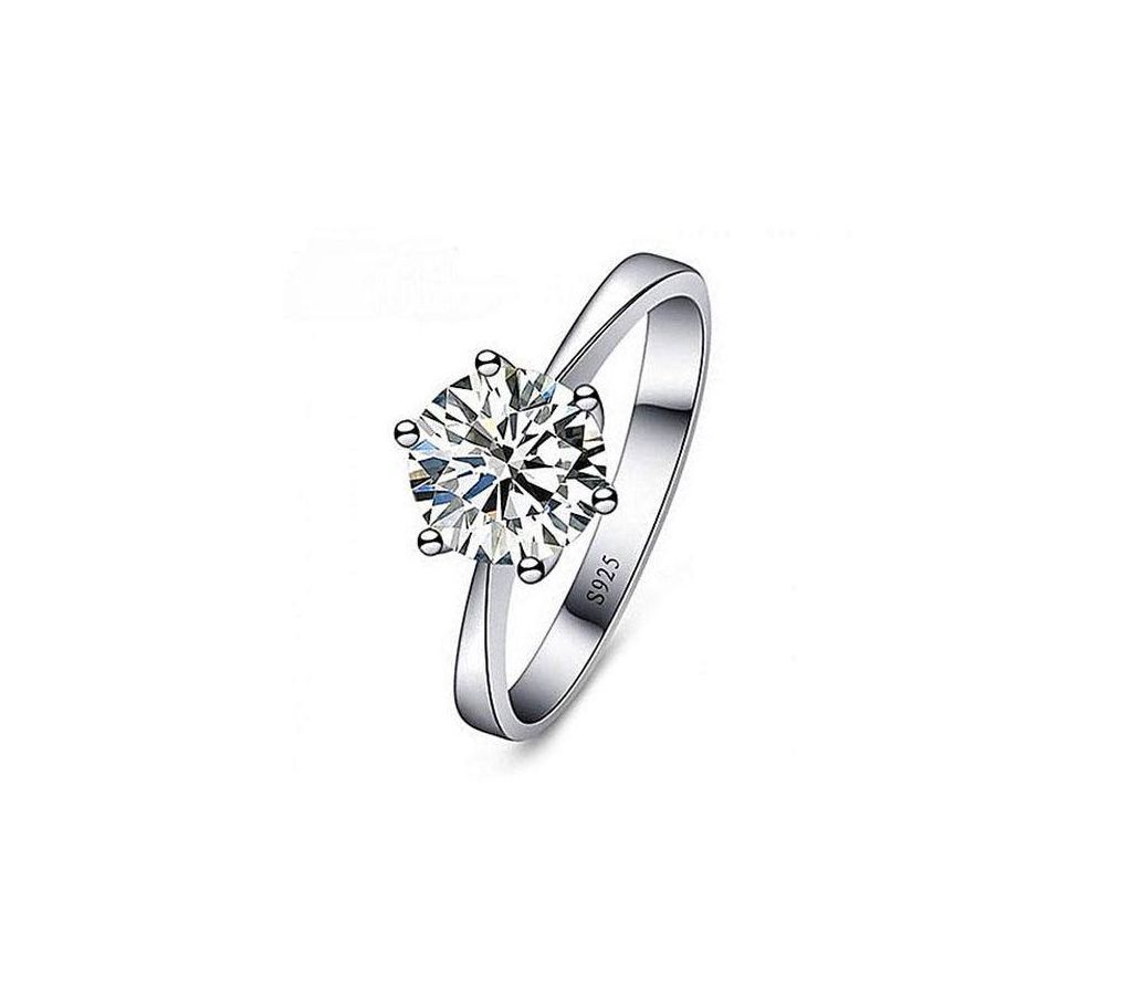 Silver Finger Ring Woman
