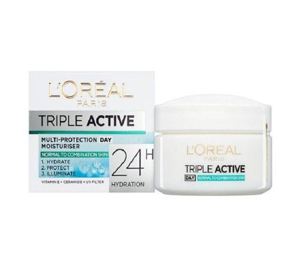 L`OREAL PARIS Triple Active multi-protection Moisturizer Normal-combination skin 24H (Germany) DAY