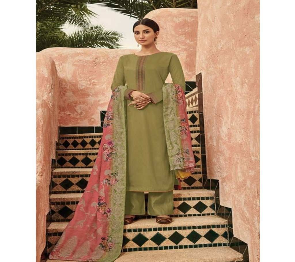 Varsha Pehnawa - 14 Unstitched Moslin Suit