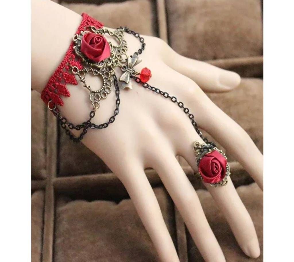 Rose Gold Flower Charm Bracelets & Bangles Woman Bracelet