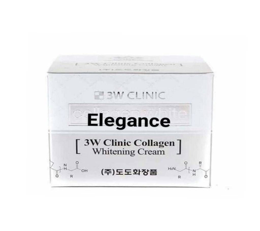 3W Clinic Collagen Whitening Cream (Korean)