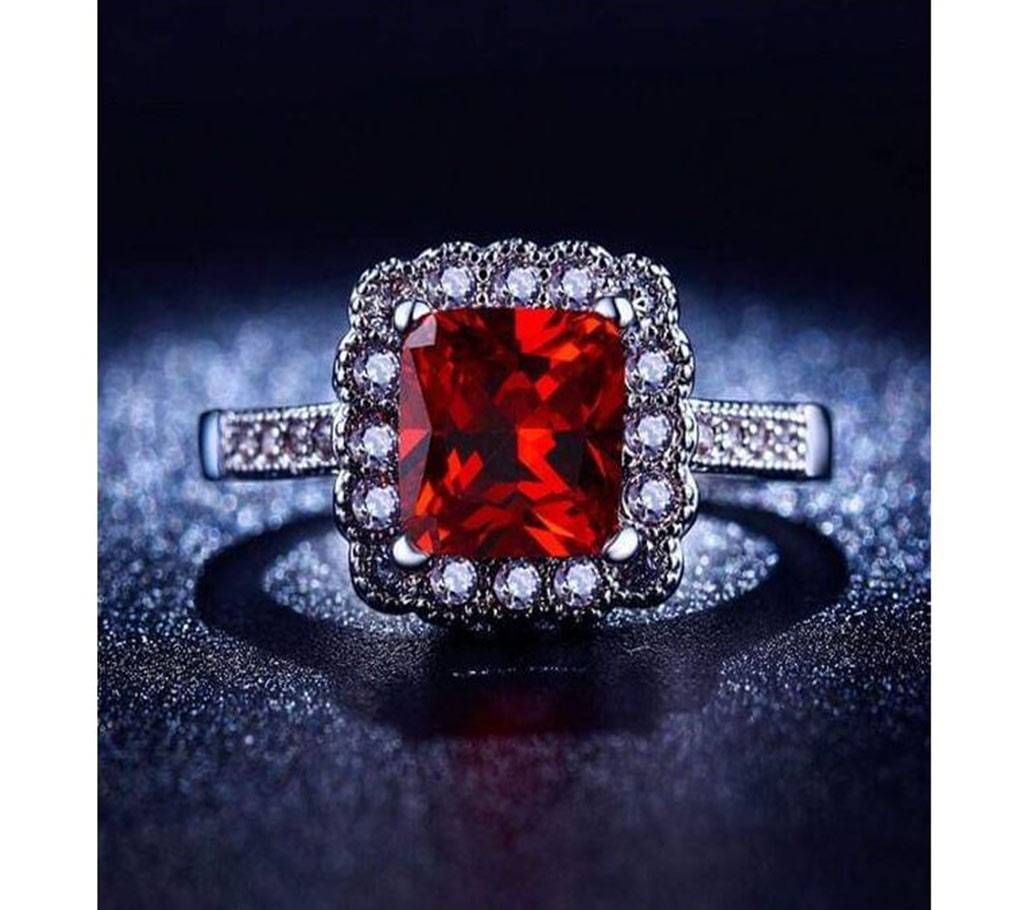 Red Colour Female Ring
