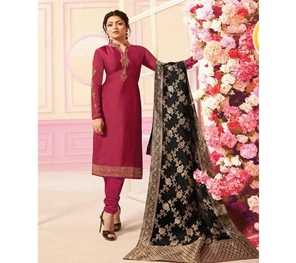 Unstitched Embroidery Georgette Kamiz -  NITYA 2107 copy