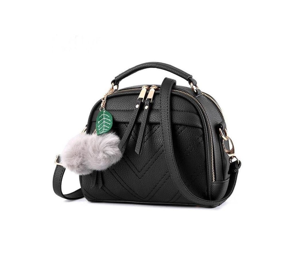 Korean version hand-held simple fashion shoulder Bag 1829  Black