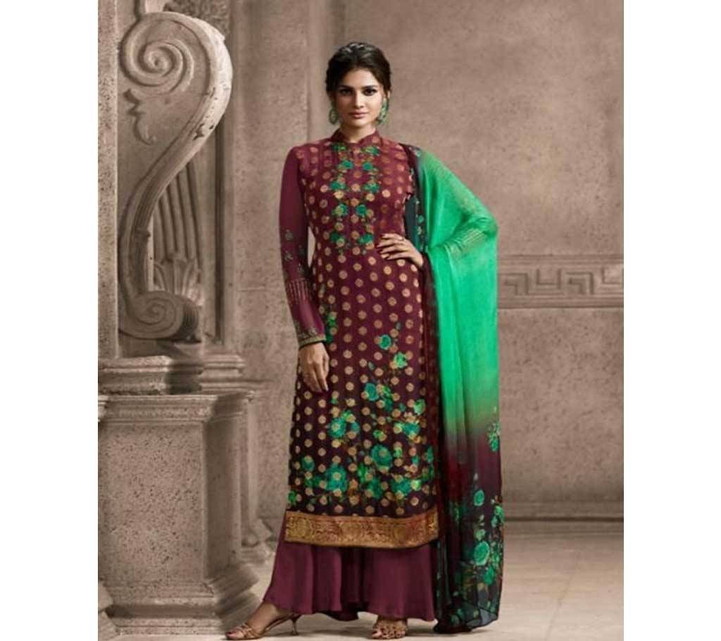 Hansa Husna Banaras Vol-8 - 8007 - Dark Maroon - RAF