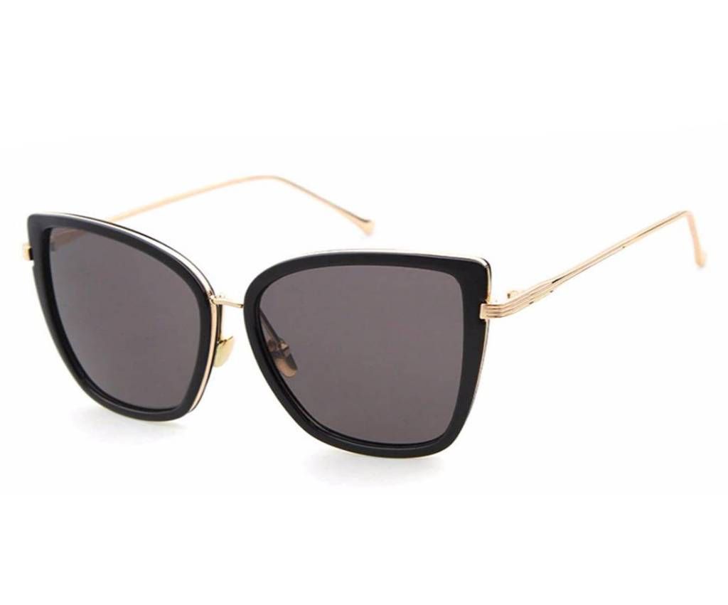 Cat Eye Metal Alloy Frame Sunglasses For Women