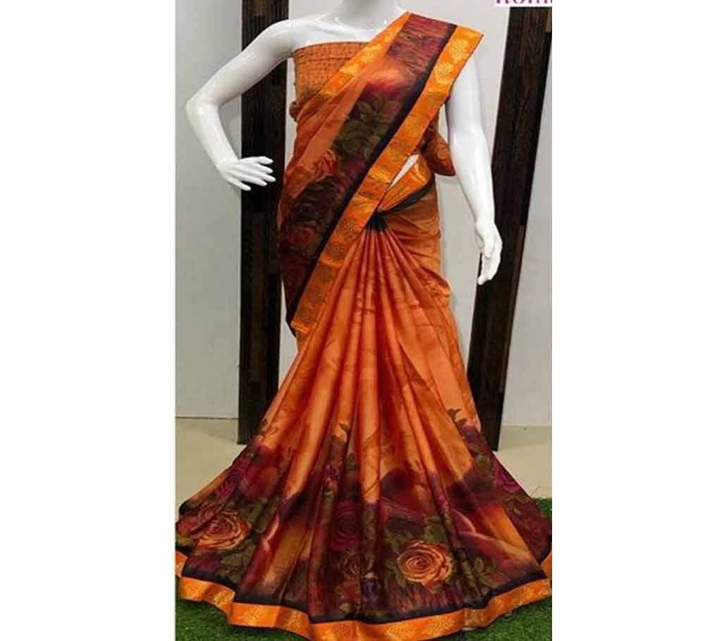 Georgette sharee with blouse 