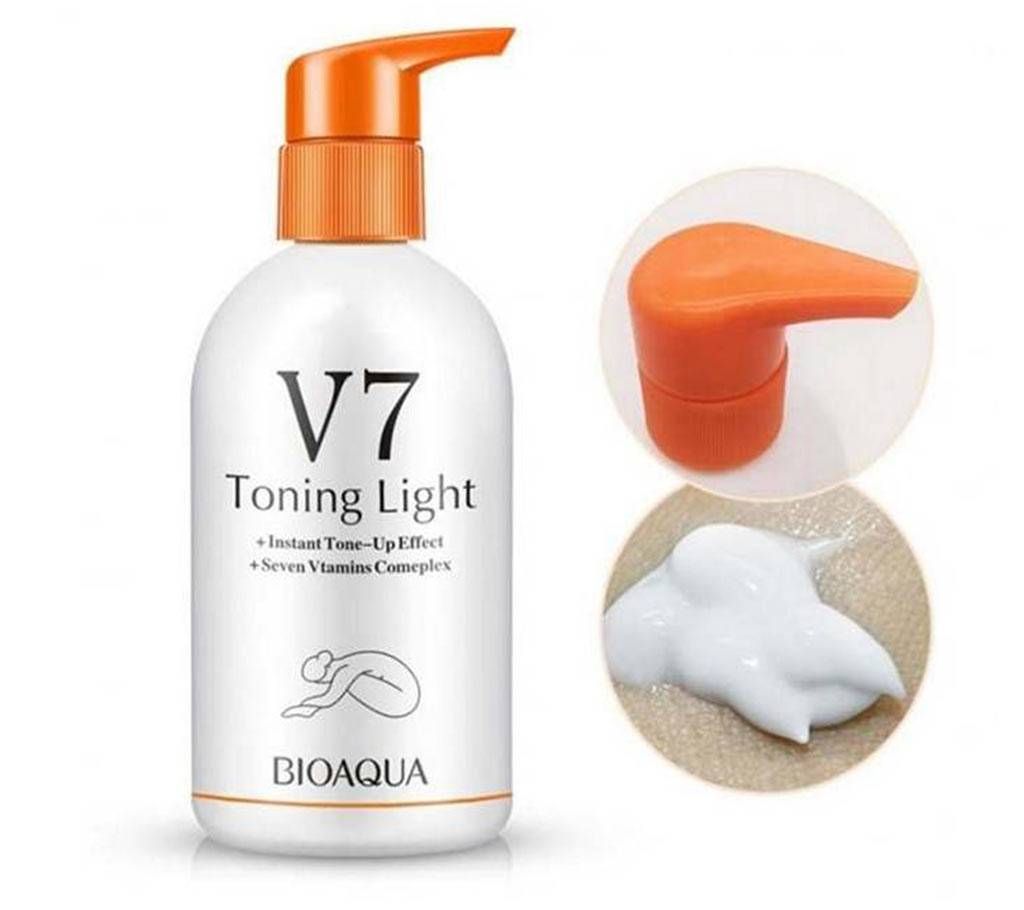V7 Toning Light Moisturizing Body Lotion-250ml-Korea 