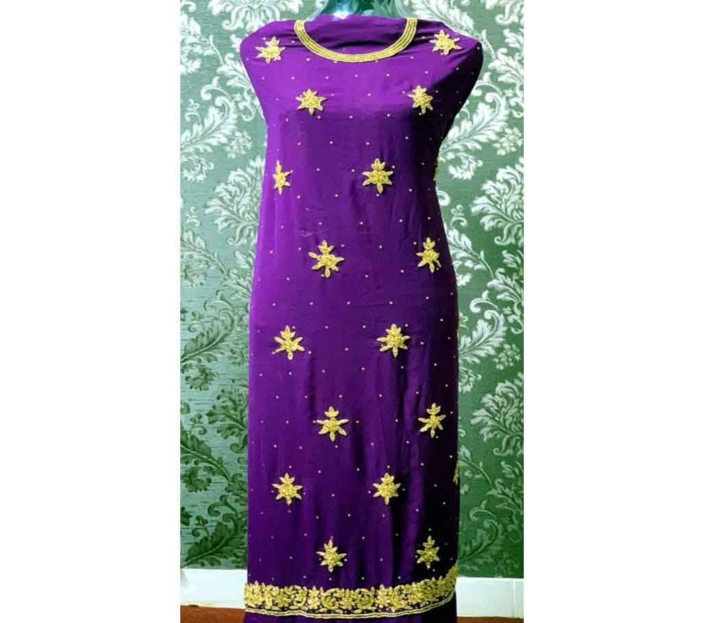 Unstitched karchupi one piece