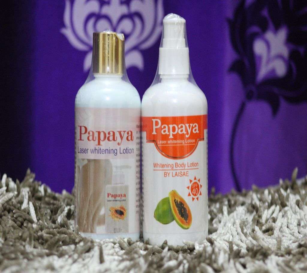 Papaya Laser Whitening Lotion 350gm (Thailnd)