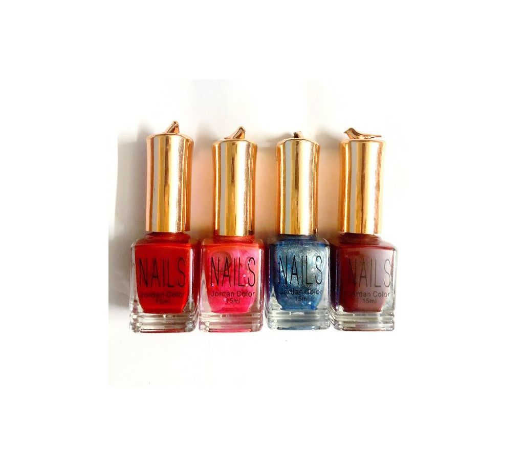 Nails pack of 4pcs Nail Polish for Woman-Red edition