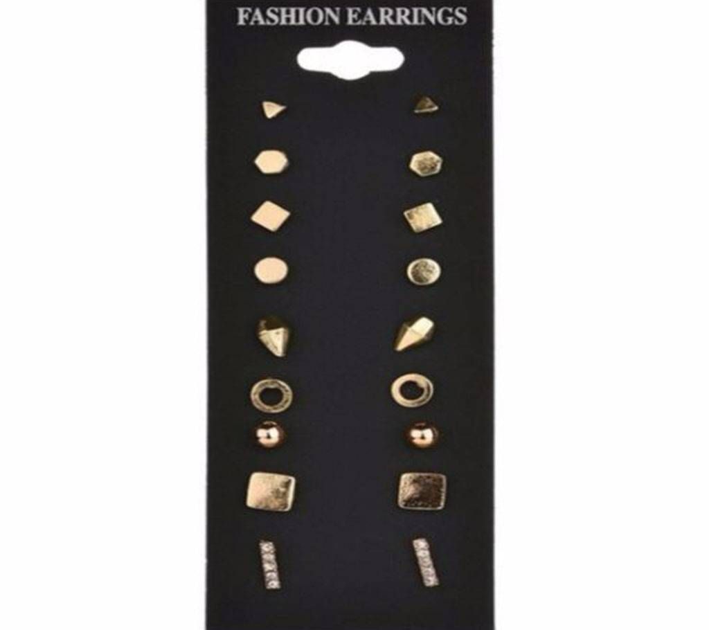9Pairs/Set Mini Cute Stud Earrings for Women