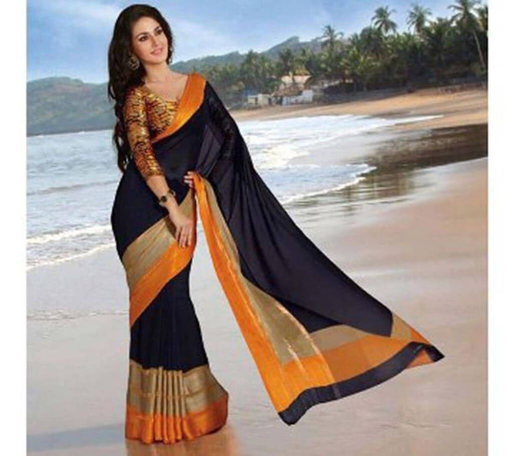 Asam Silk Digital Printed Sharee