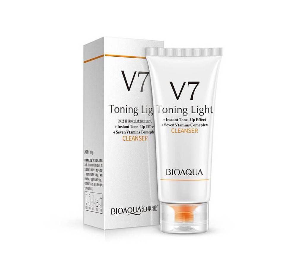 BIOAQUA V7 Toning Light Facial Cleanser 100ml - China