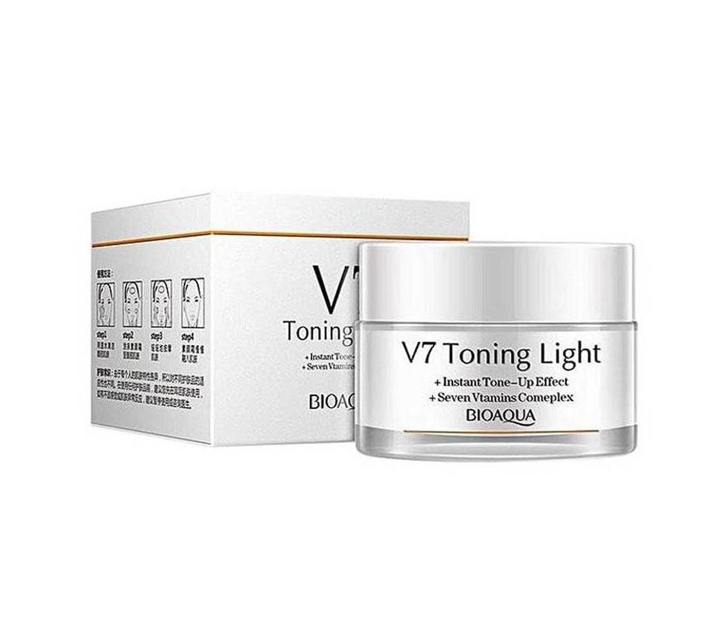 BIOAQUA V7 Toning Light Cream for Women - 50gm - Malaysia