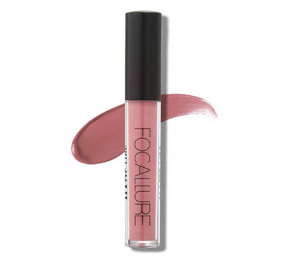 Focallure Waterproof Matte Liquid Lipstick -  Rose Valet Pack of 2 - China original 