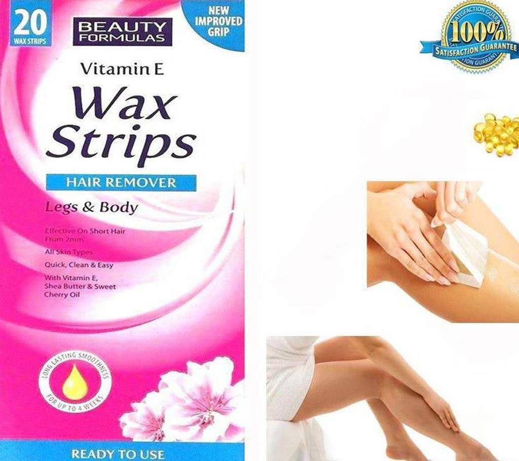 Beauty Formulas Vitamin E wax strips UK