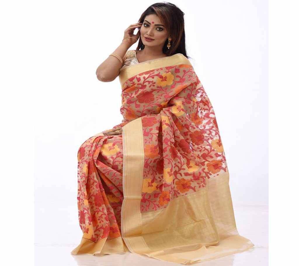 Tangail Moslin Jamdani Saree