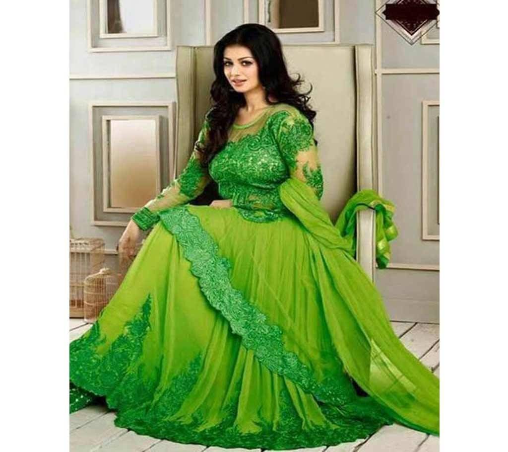Georgette Semi Stitched Gown for Women (Copy)