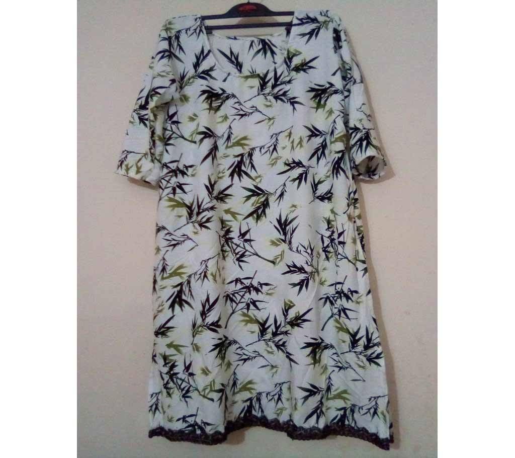 Printed China Linen Kameez (Stitched)