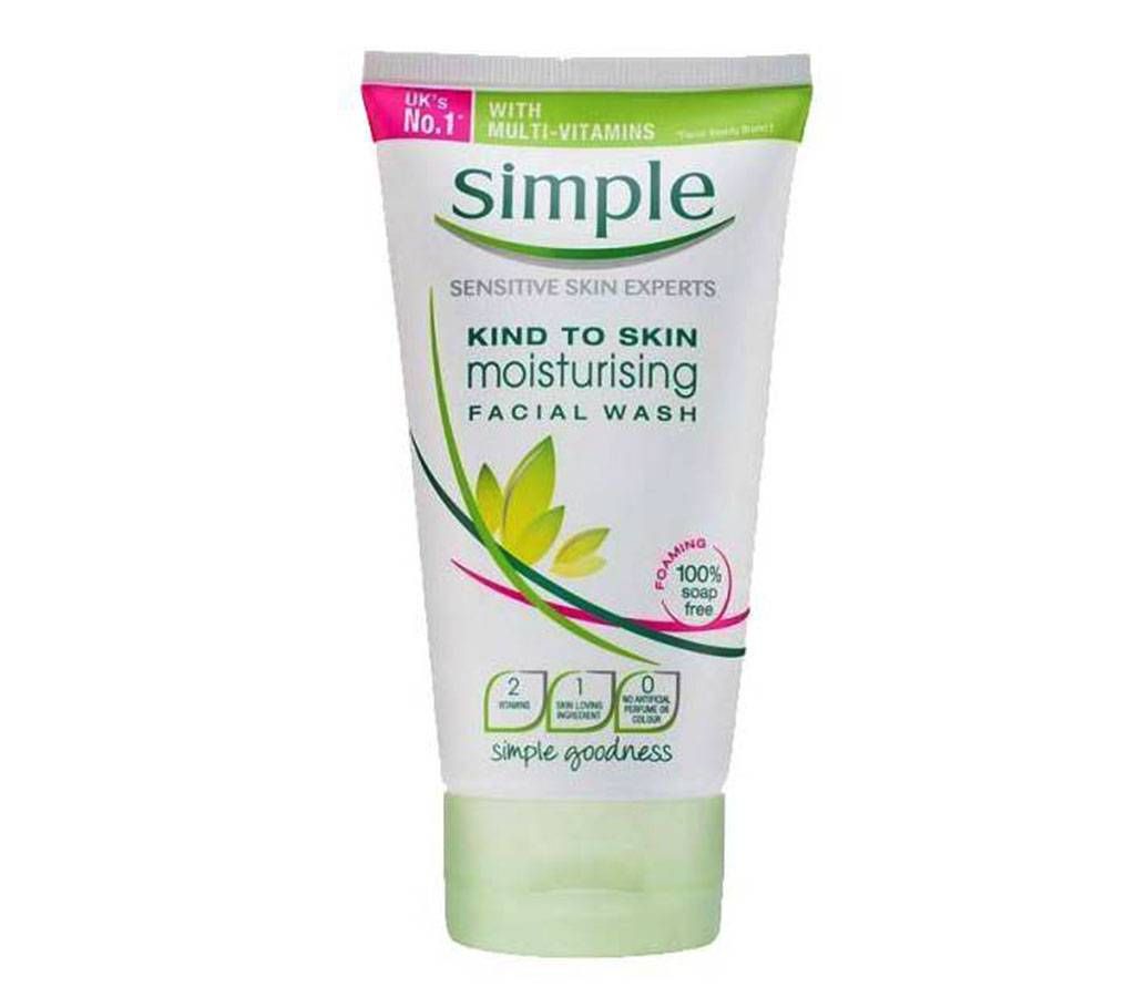 Simple Age Resisting Face Wash 150ml UK