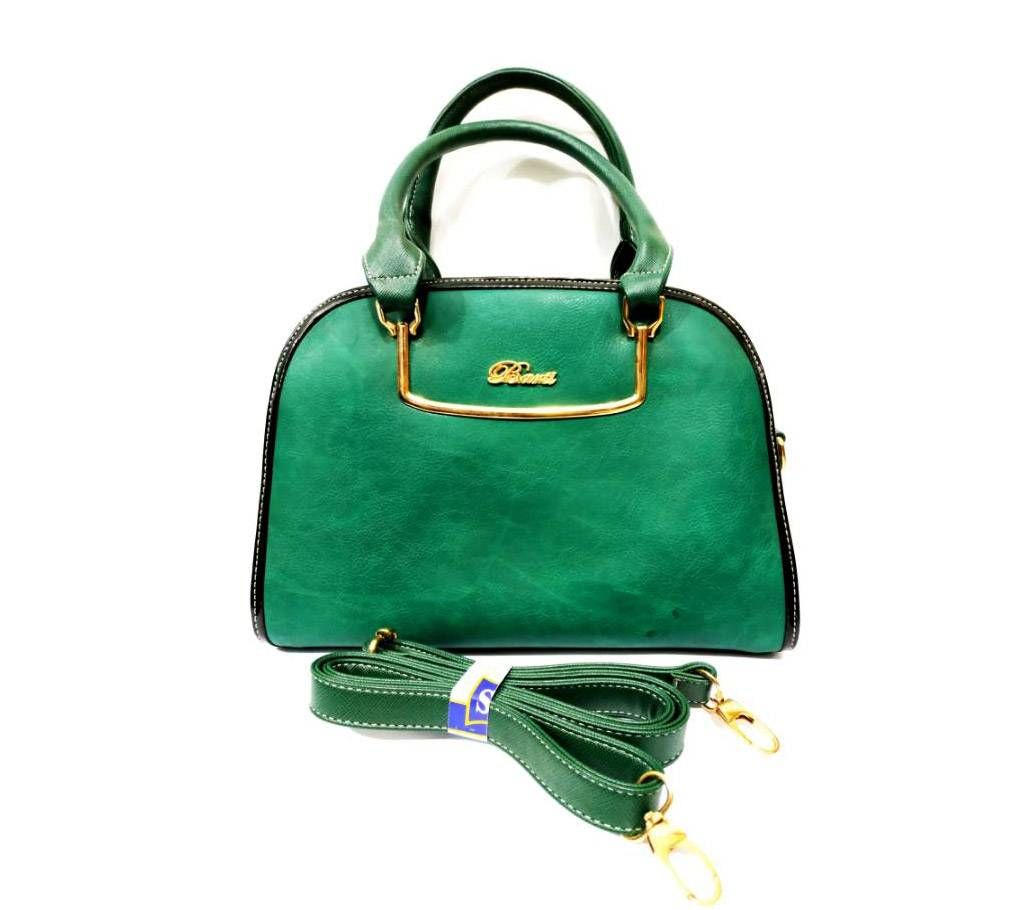 Dark Green Artificial Leather Bag for Women