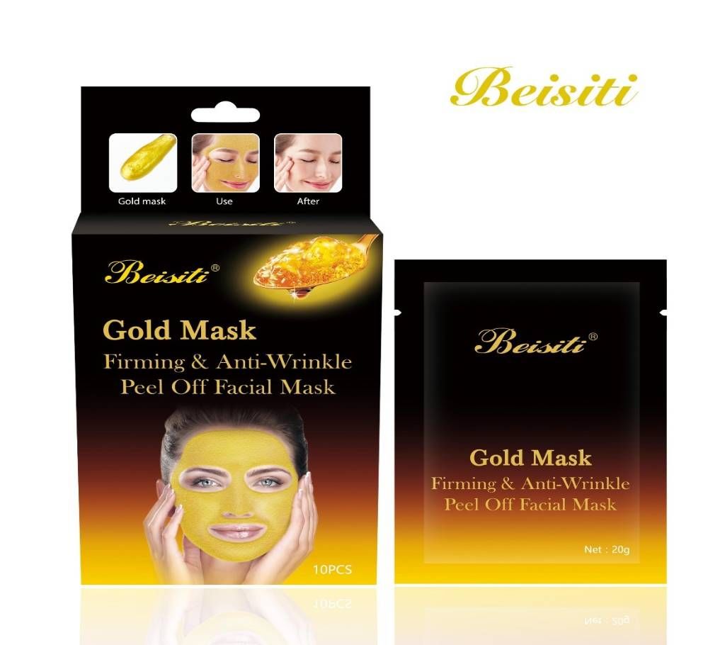 Beisiti Gold mask firming & anti-wrinkle peel off facial mask 200g THAILAND