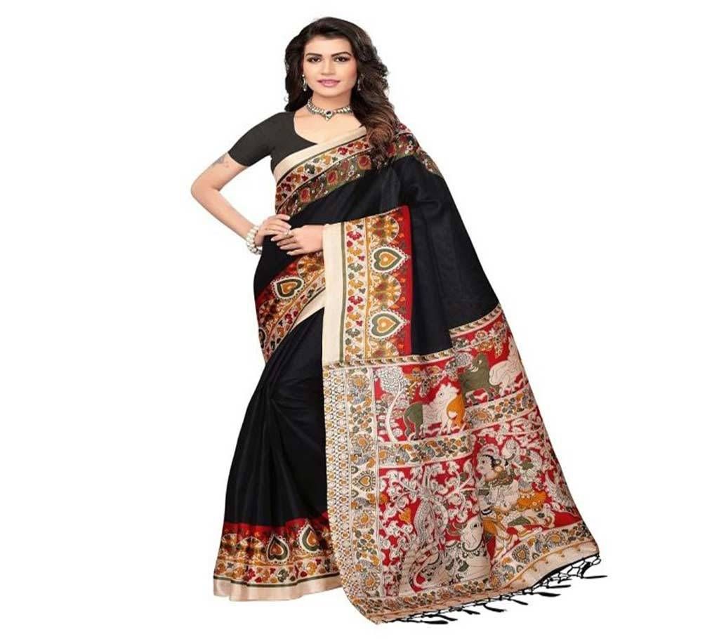 Mayshury Silk Saree - Black  