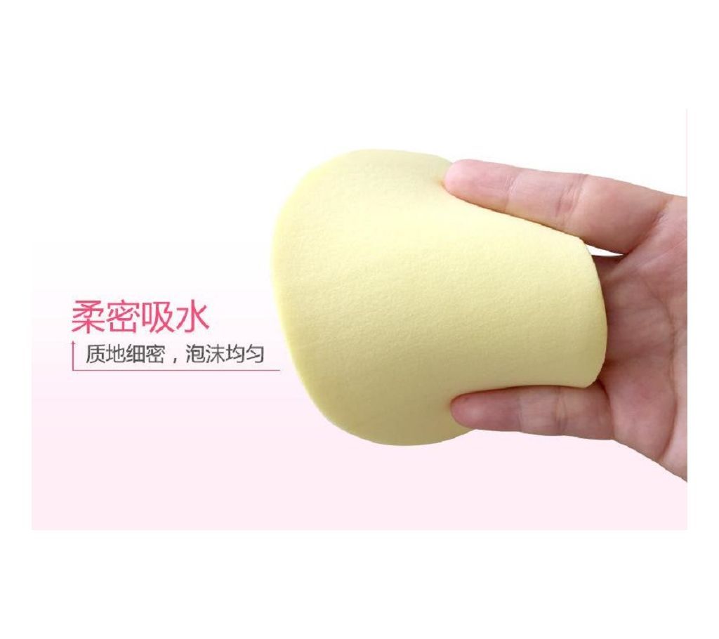 BIOAQUA 5 Pieces Wash Flutter Face Sponge, Soft Cosmetic Puff Cleansing Flutter