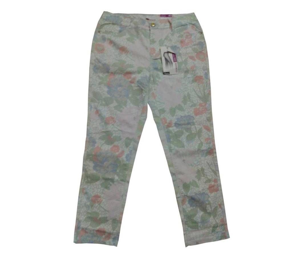 Ladies pant Printed