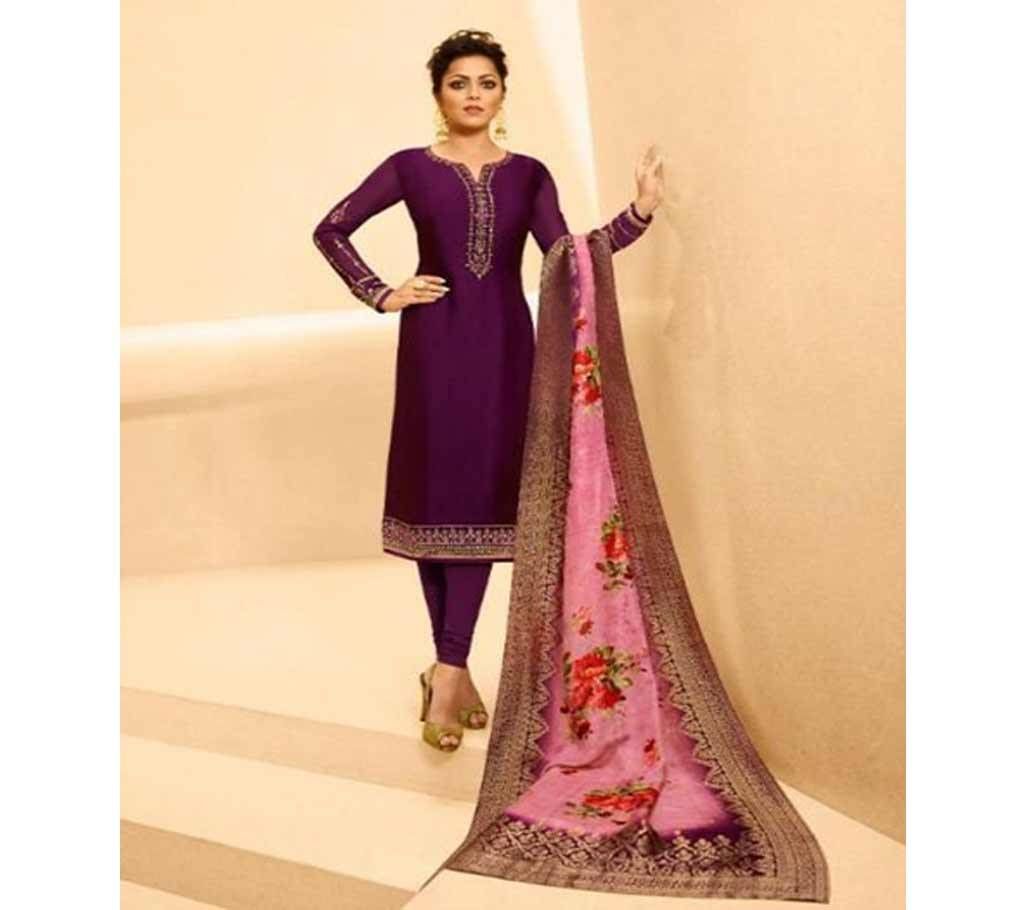 NITYA VOL-134 BY LT FABRICS 3409 Semi-stitched GEORGETTE Suit