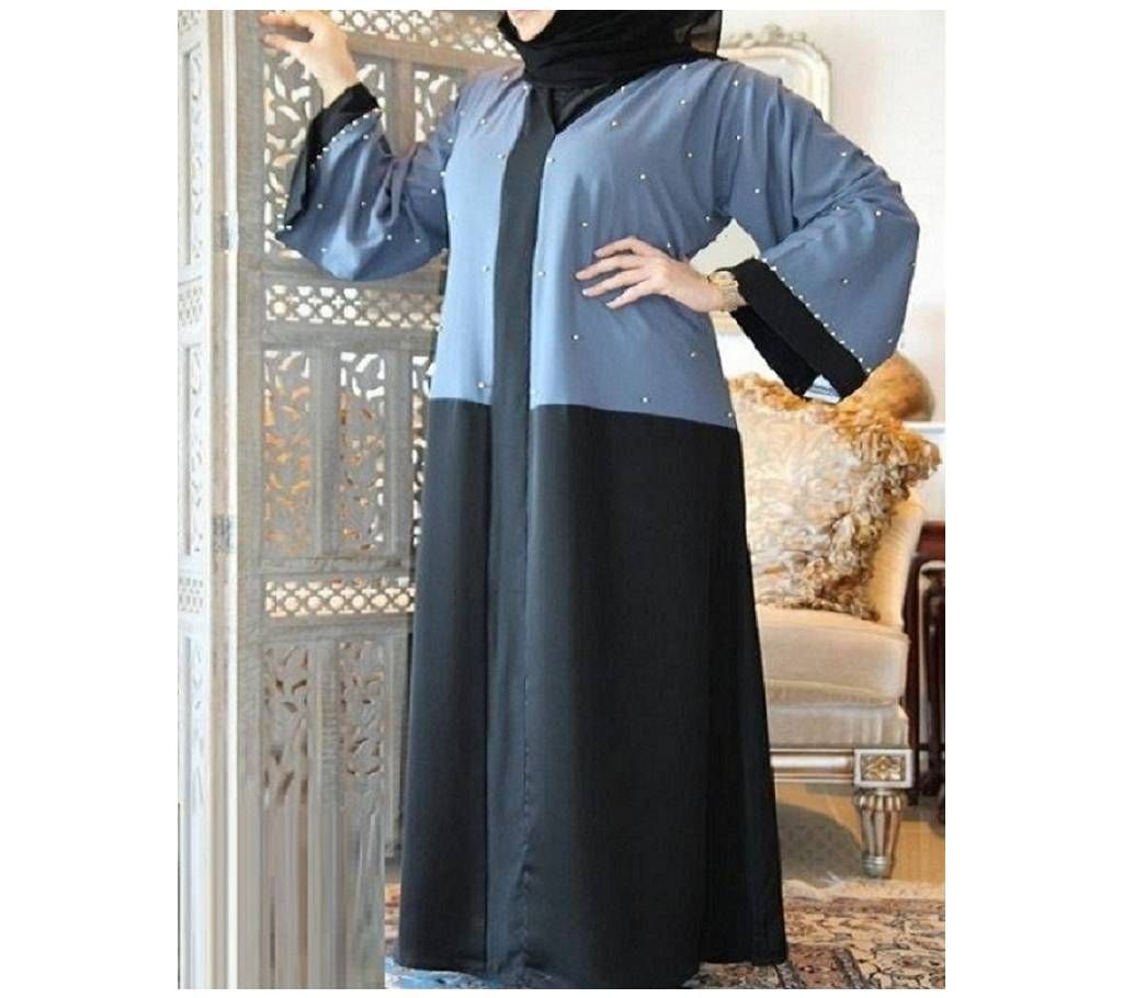 Sky Blue & Black Alex BMW Borka For Woman
