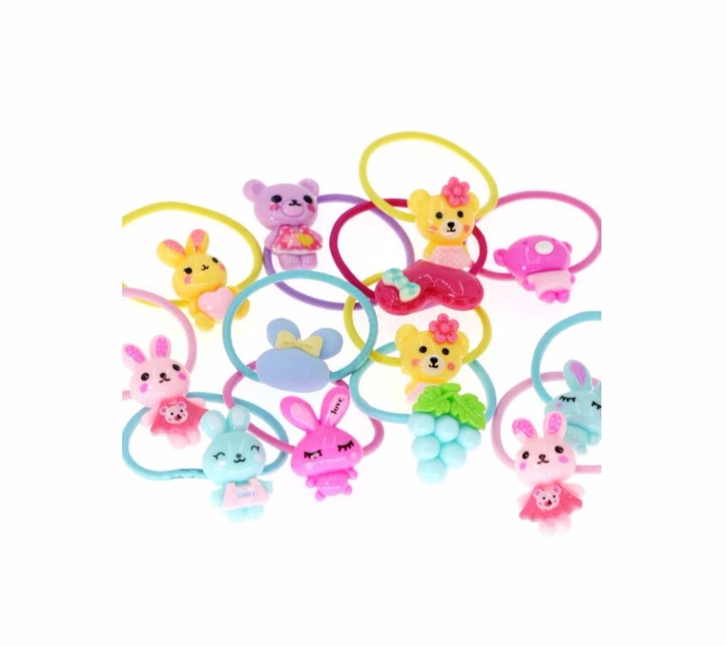 10pcs Girls Cute Hair small rubber bands