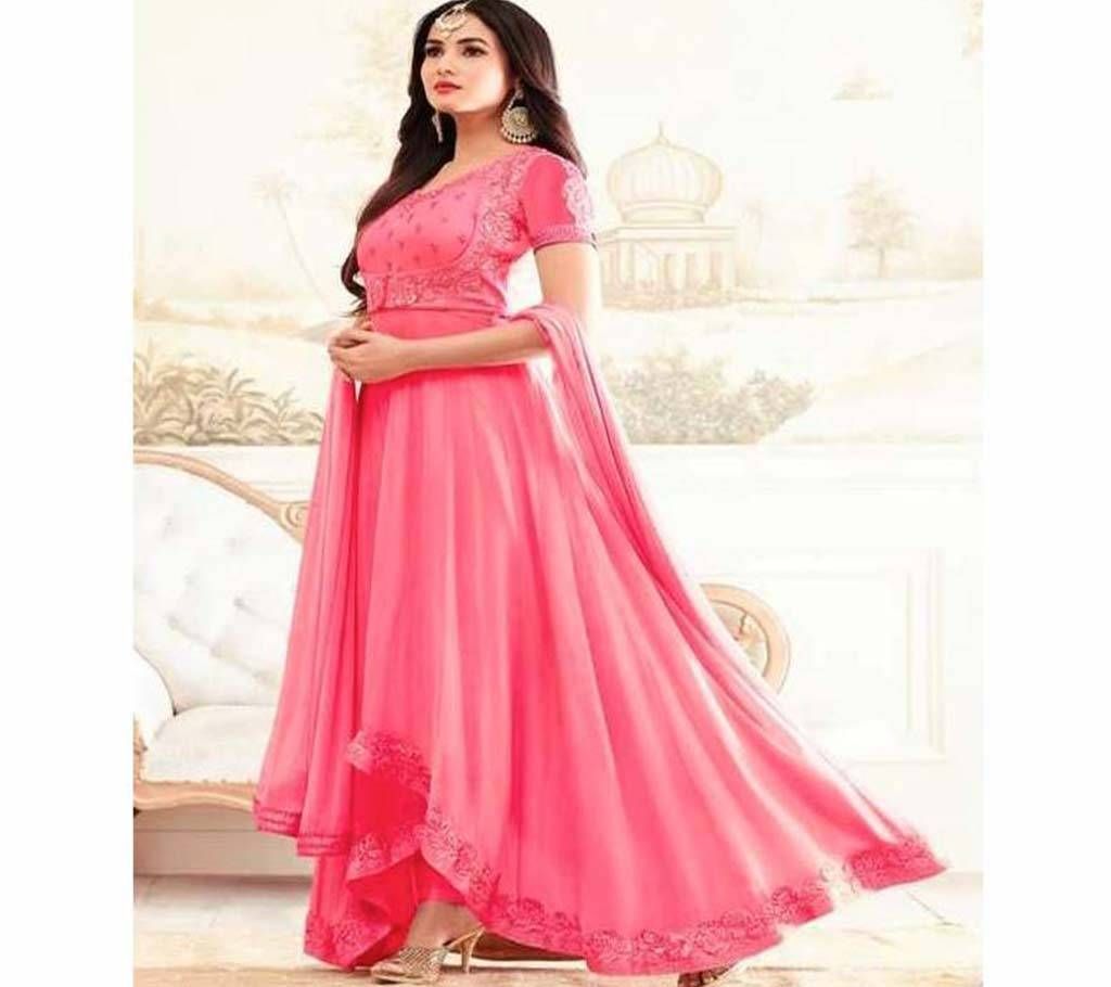 Georgette Unstitched Gown Party dress