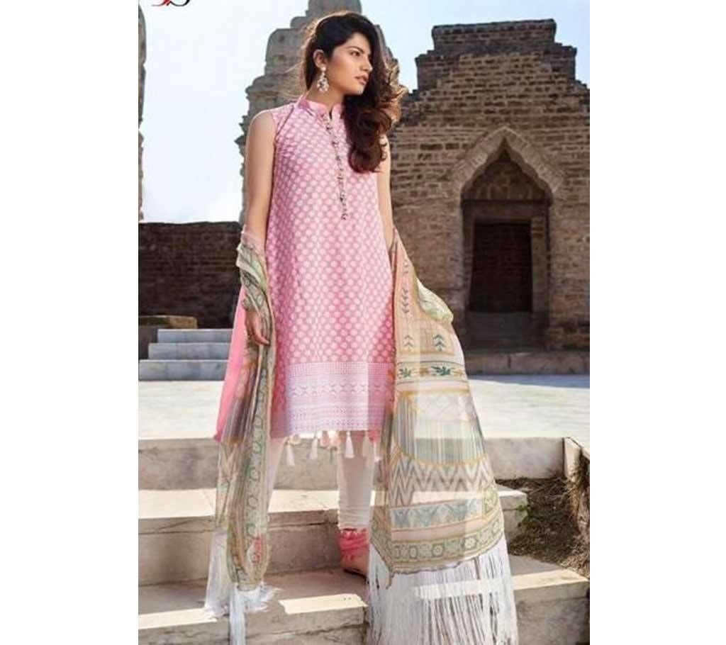 DEEPSY EIDI SUITS - 800-606 Unstitched Cotton Three-piece (copy)