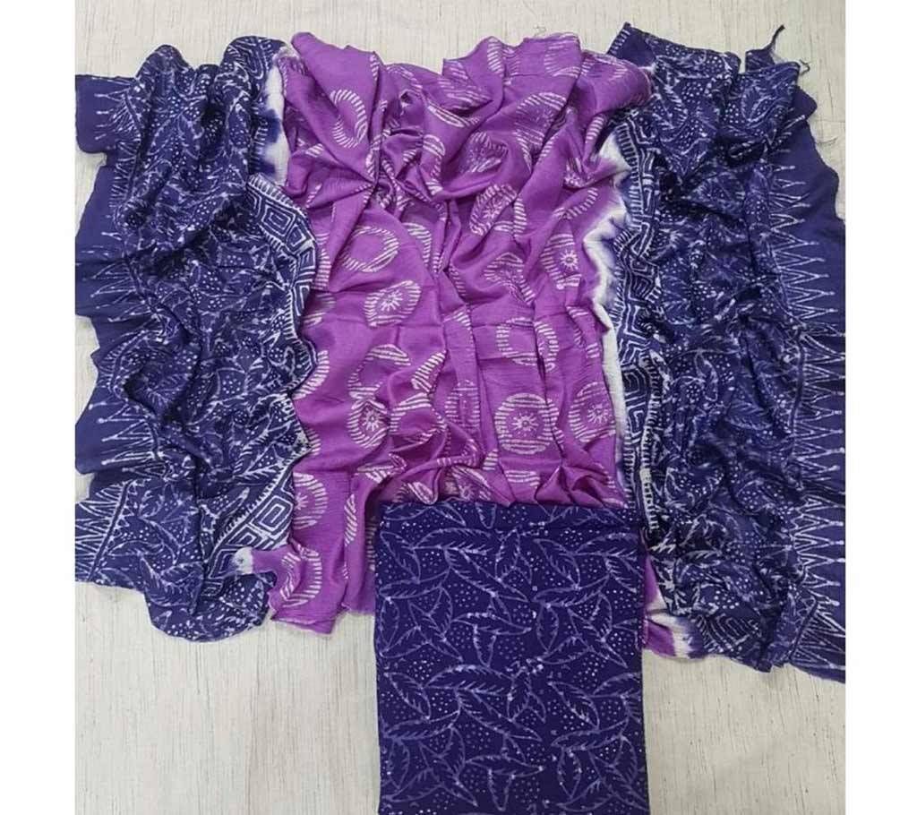 Unstitched Vegetables batik two piece