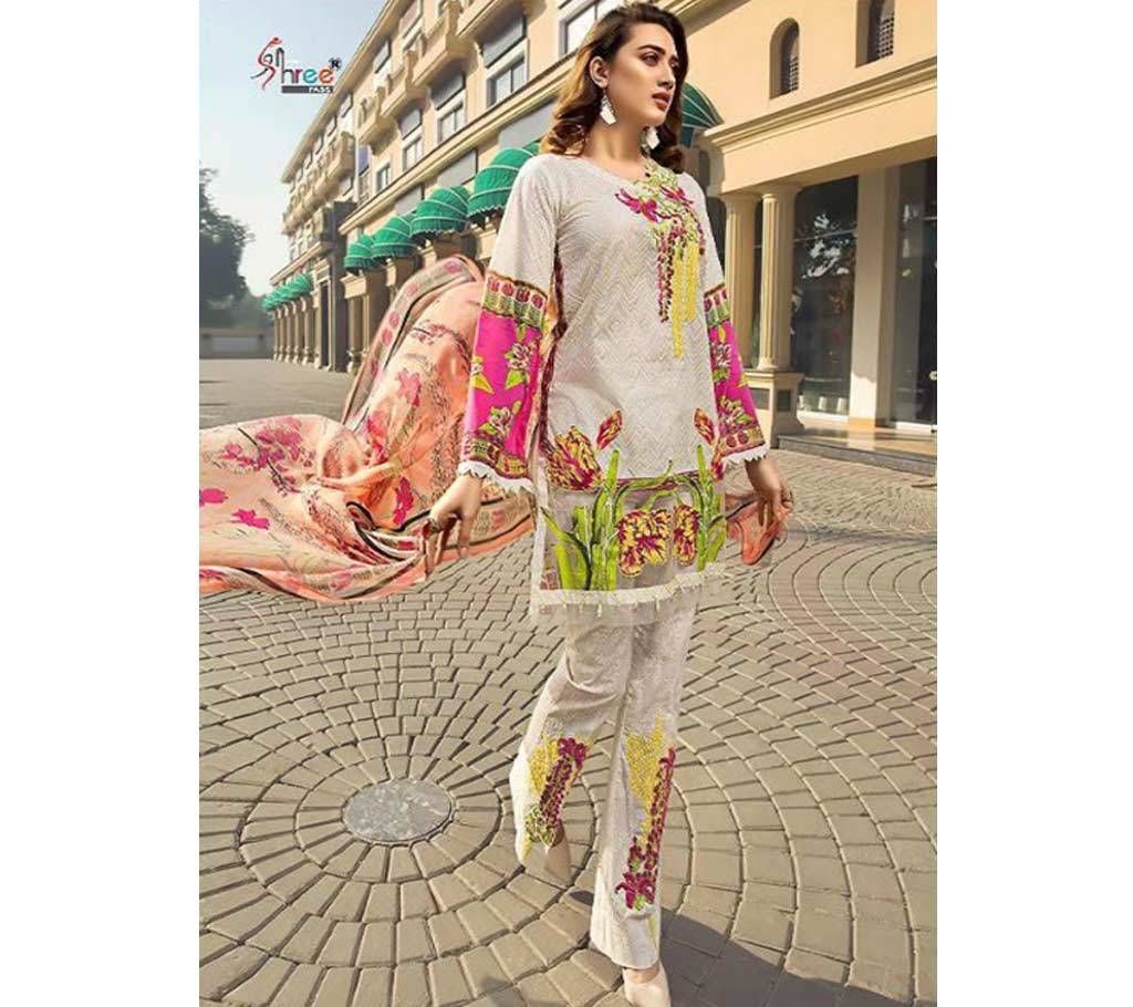 Unstitched Shree Fab Firdous Exclusive Collection with Chiffon Dupatta - 6171 - ASI
